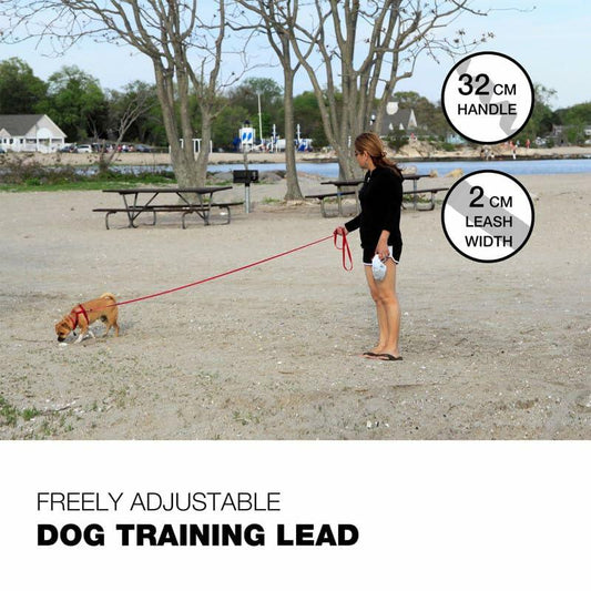 Loutep Dog Training Leash Nylon Padded Handle 15ft 20ft 30ft 50ft 100ft