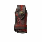 Straight Leather Folding Knife Sheath Universal Edge Guard Outdoor Camping S