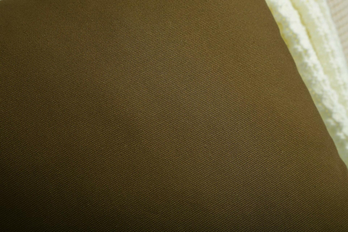 TangDepot Cotton Solid Throw Pillow Cover Coffee 18x18 1 Count