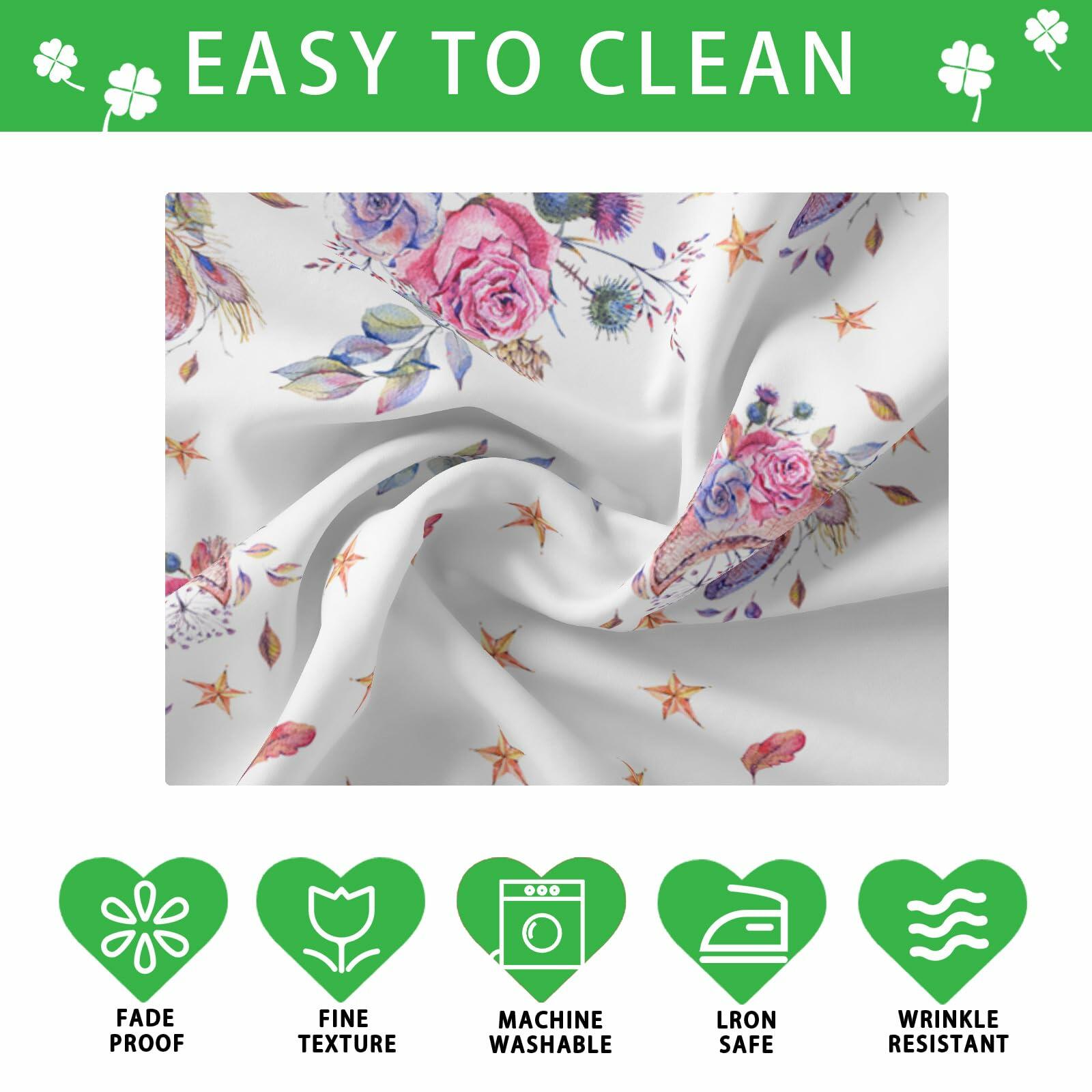 BOTB LIHM Eid Al-Fitr Ramadan Kareem Round Tablecloth 60x60 Inch Washable