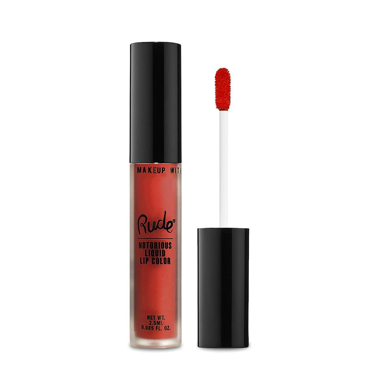 Rude Cosmetics Notorious Rich Long Liquid Lip Color Poison Fruit 0.1 oz