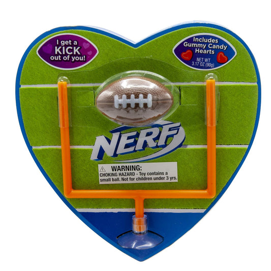 Frankford Candy Nerf Football Heart Shaped Candy Box 3.17oz