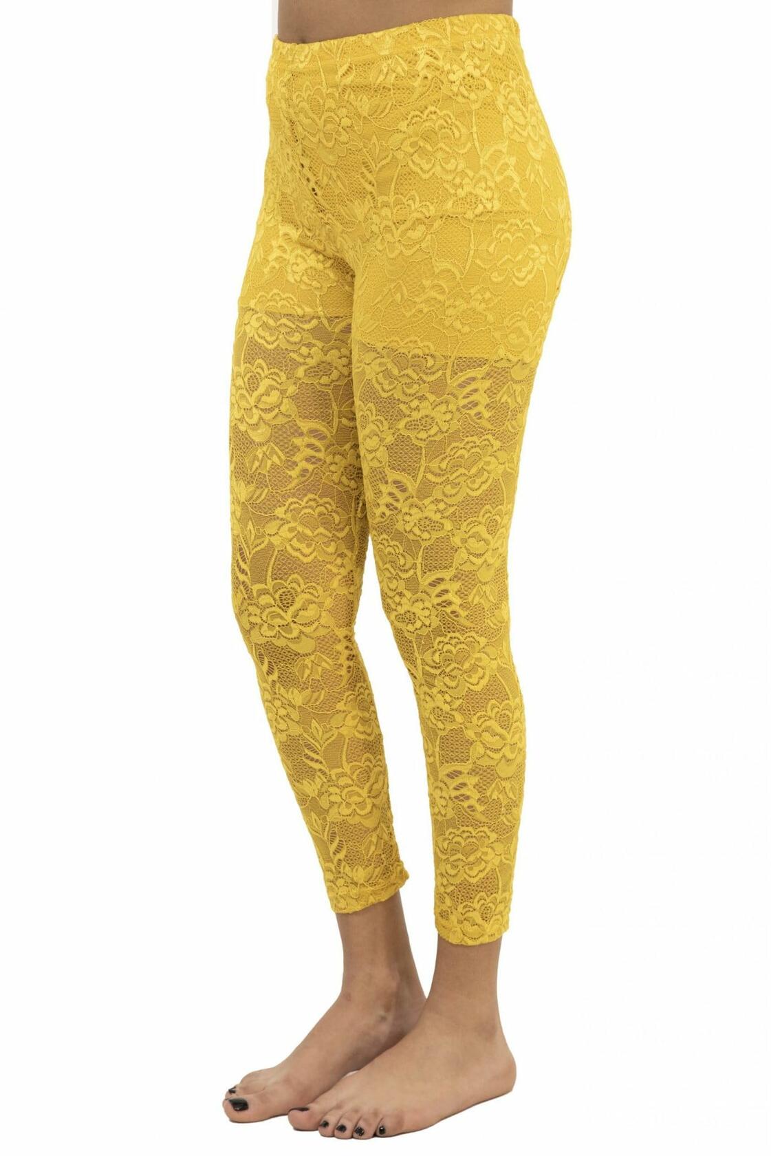 Leggings Park Vacation Outfits Women Lace Shorts Beach Pants Goth Yellow S/M
