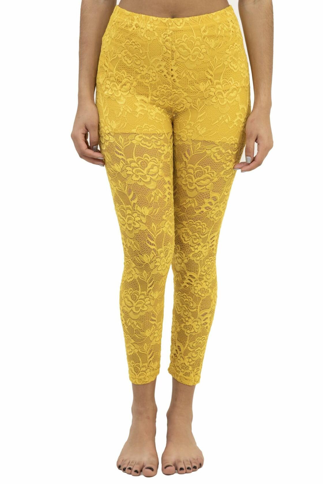 Leggings Park Vacation Outfits Women Lace Shorts Beach Pants Goth Yellow S/M