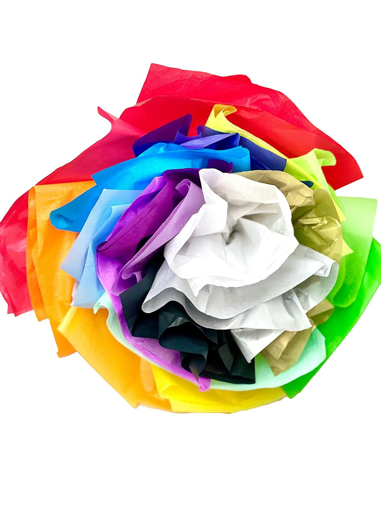 Tissue Paper Gift Wrapping 100 Sheets 20 Assorted Colors 20x26 Inch