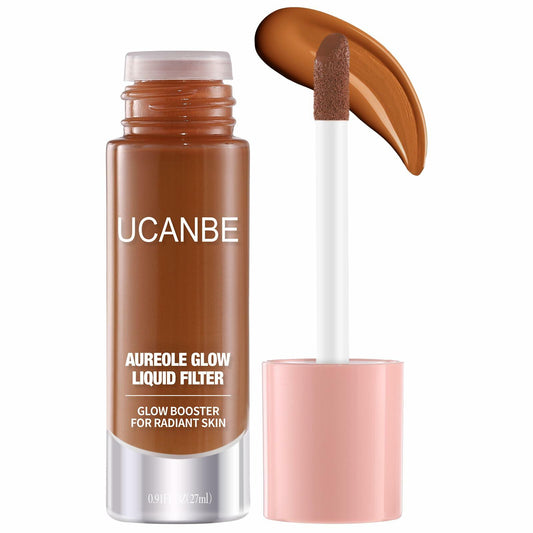 UCANBE Halo Glow Liquid Filter Face Complexion Booster 0.91oz Medium Tan