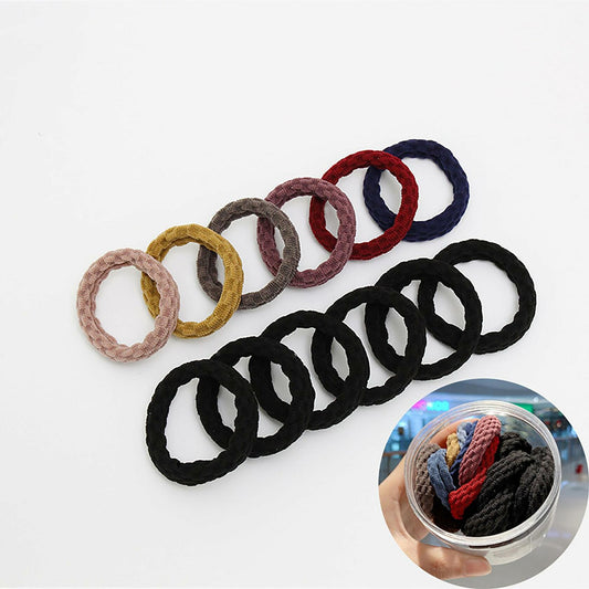 XXFBJNMD 20 pcs Strong Elastic Non-marking Thick Rubber Hair Bands Rope