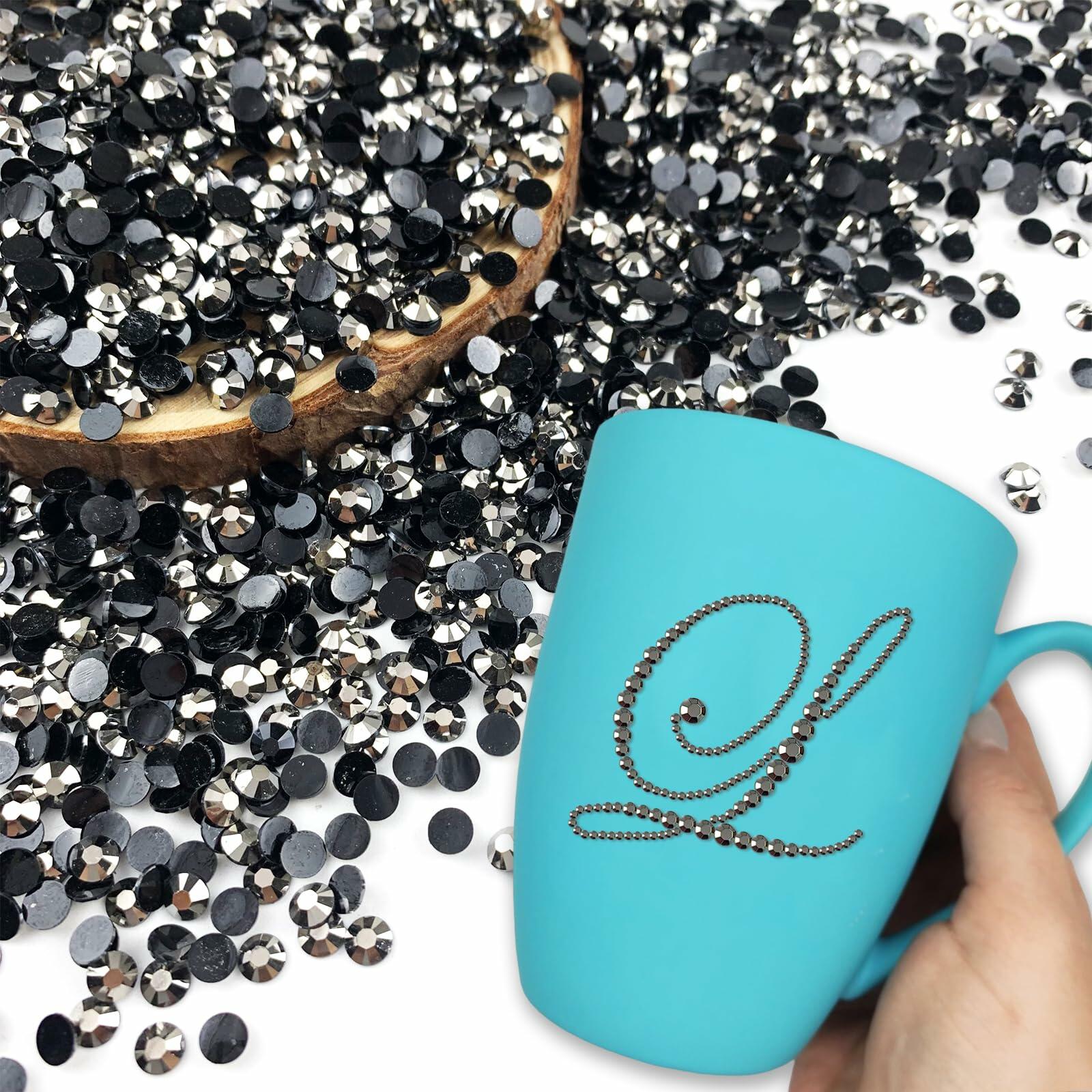 CLRDIVA 5mm Transparent Purple AB Resin Rhinestones Flatback Craft Gems