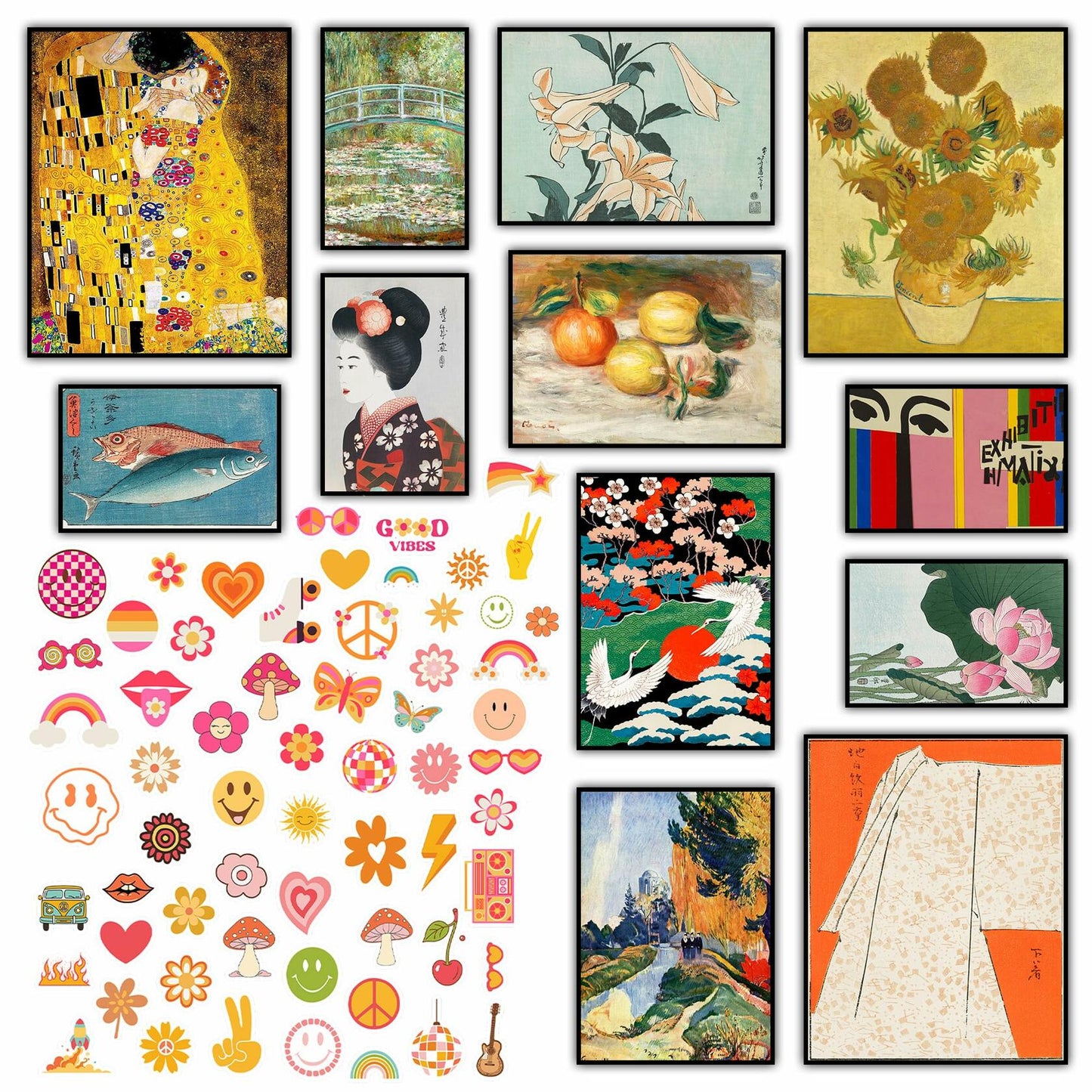 365DoRoTeYa Coastal Wall Art Prints Nautical Blue Seaside 12PCS Unframed