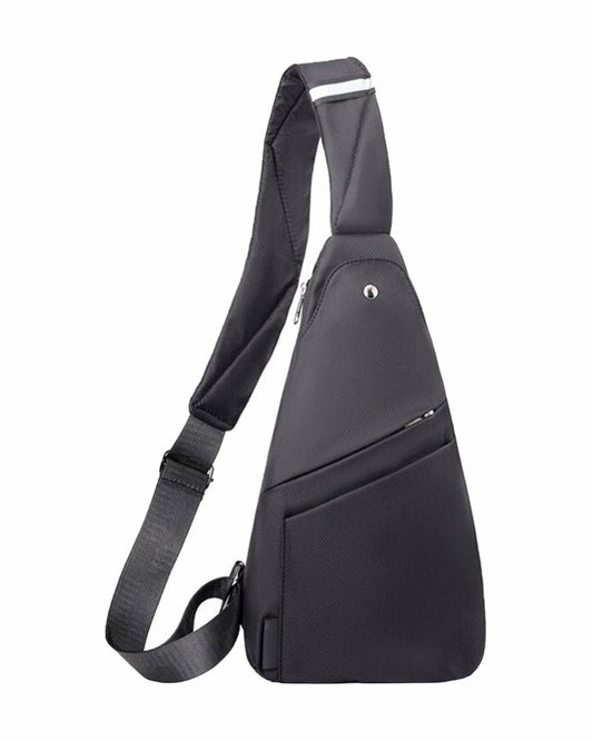 Sling Bag Anti Theft Crossbody Lightweight Shoulder Daypack Travel Black