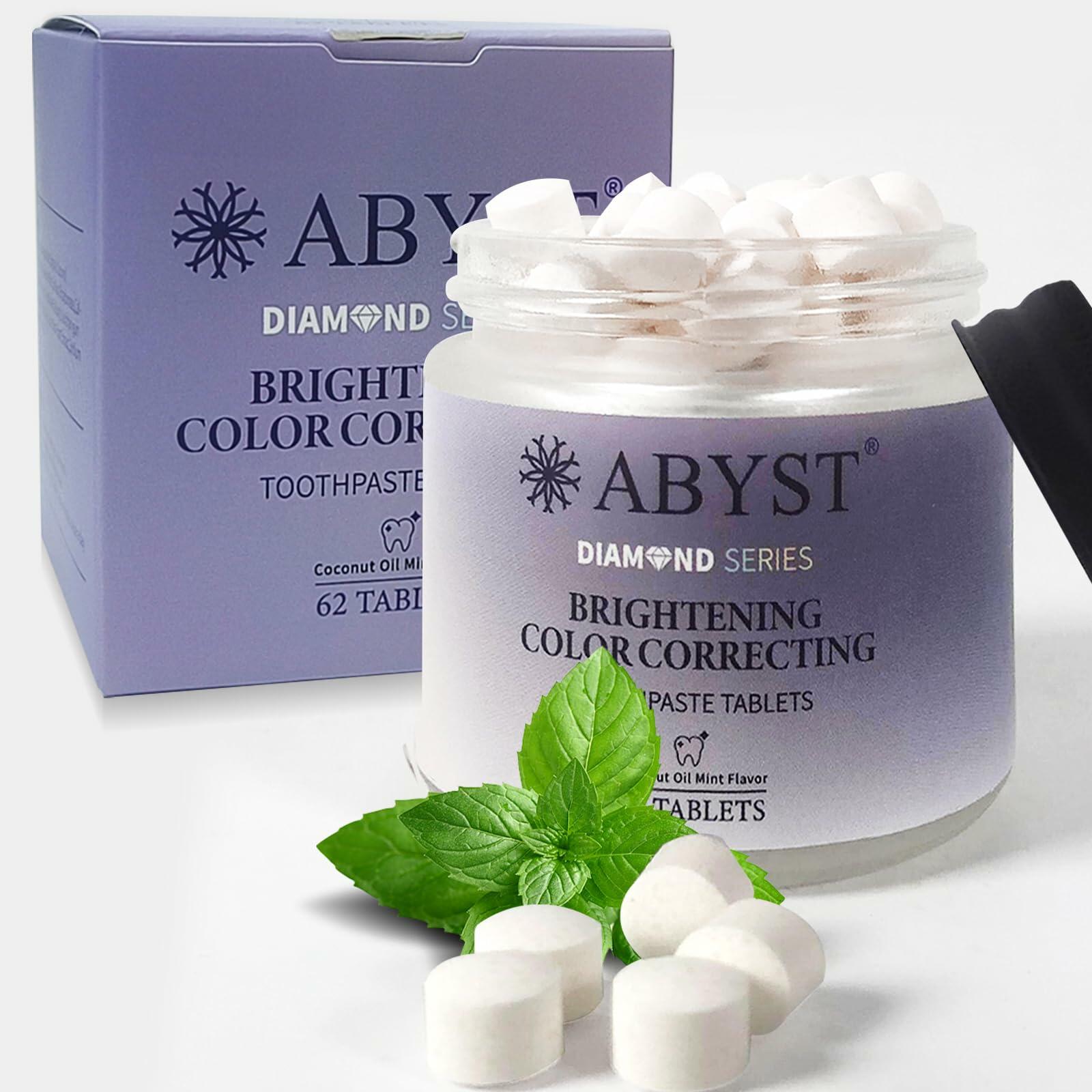 [Like New] ABYST Toothpaste Tablets Fluoride-Free Natural Whitening Nano Hydroxyapatite62Ct