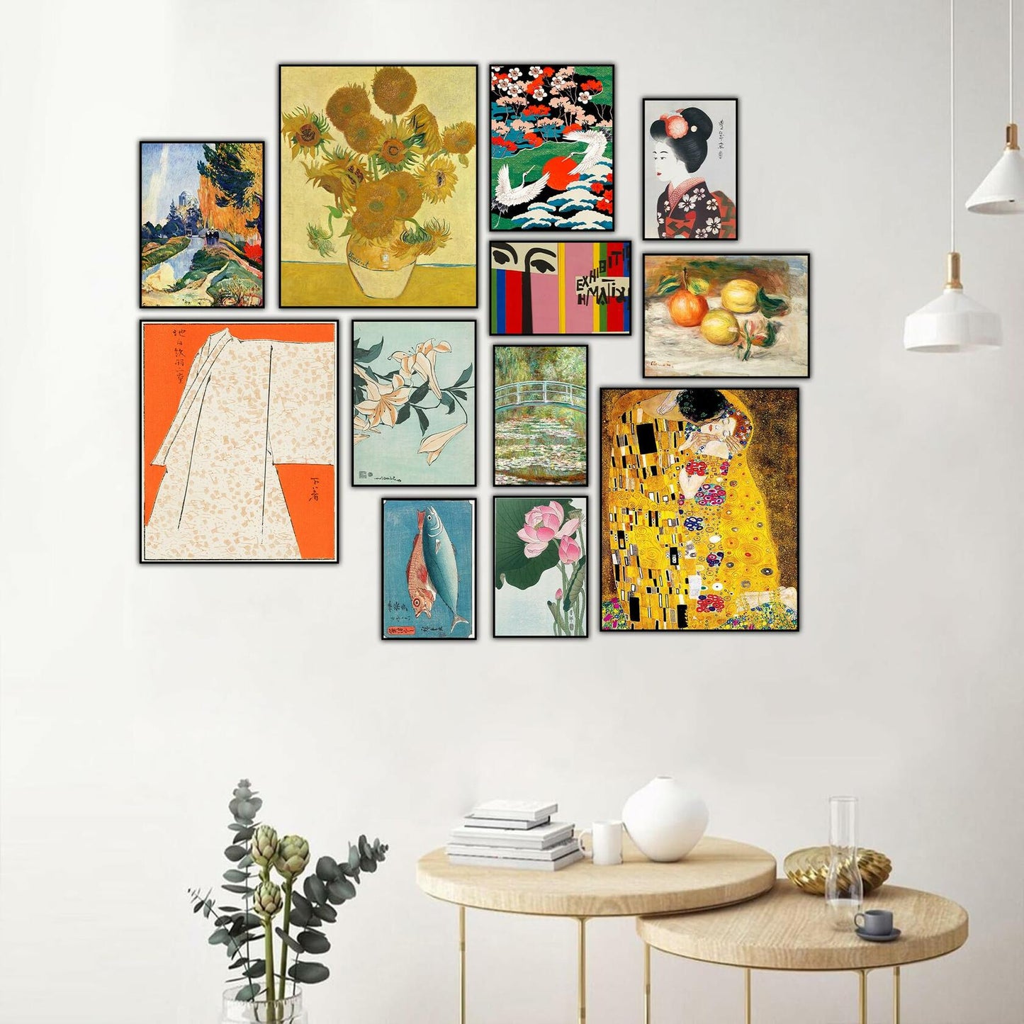 365DoRoTeYa Coastal Wall Art Prints Nautical Blue Seaside 12PCS Unframed