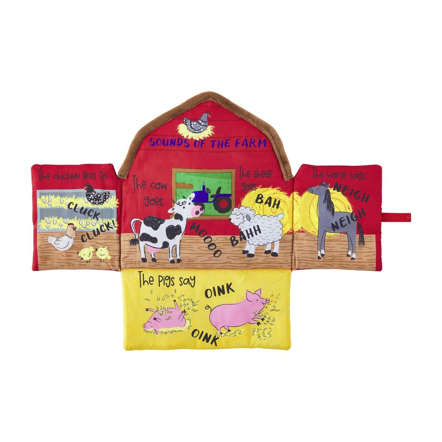 [Like_new] Mud Pie Children's Farm Sounds Book