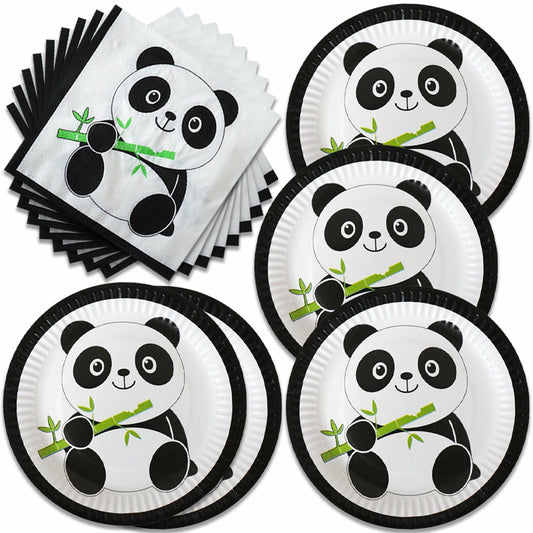 Panda Baby Party Supplies Cake Plates Napkins Decorations E Plates