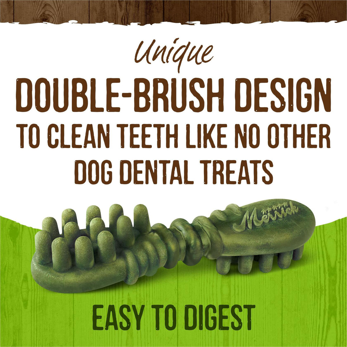 [Like New] BestBy06/25 Merrick Fresh Kisses Dental Chews Large Dogs 50+ lbs Coconut 16 ct