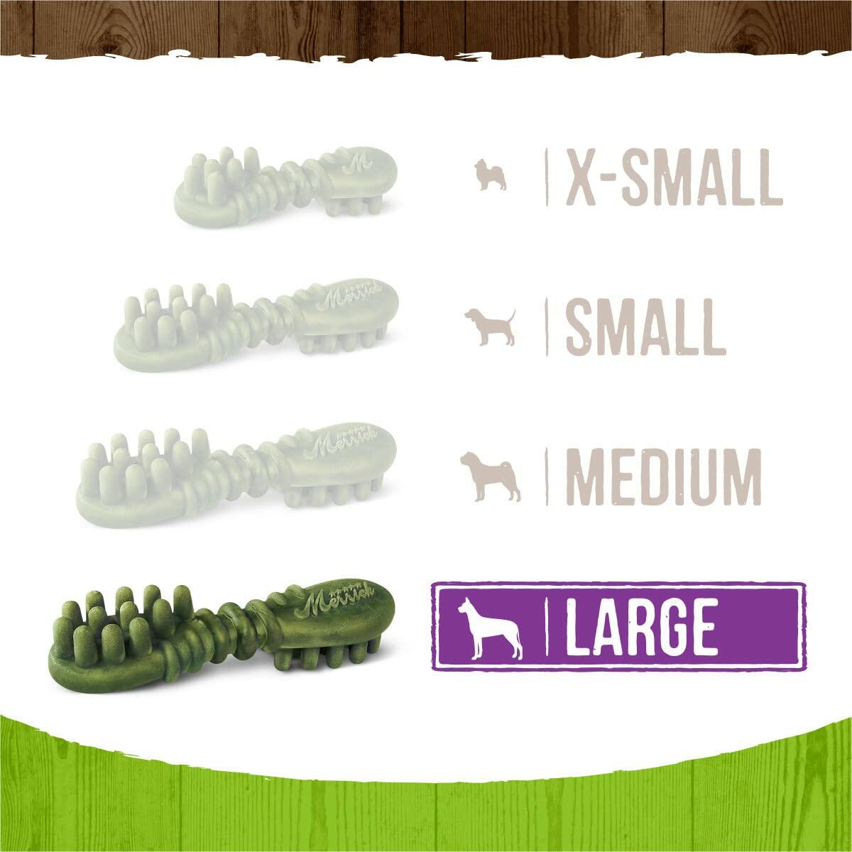 [Like New] BestBy06/25 Merrick Fresh Kisses Dental Chews Large Dogs 50+ lbs Coconut 16 ct