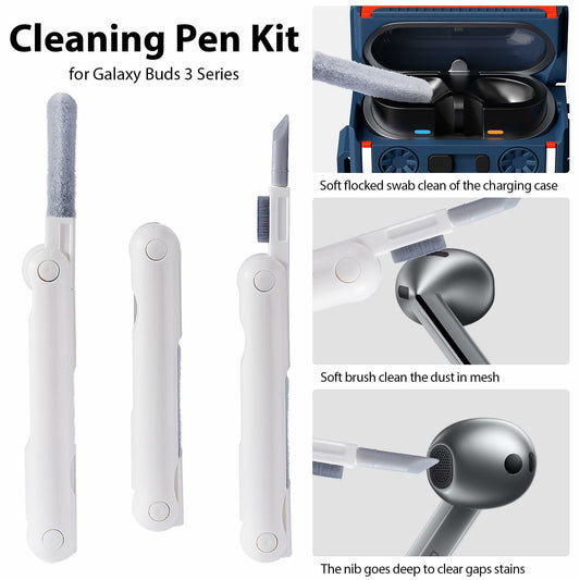 MOFREE Samsung Galaxy Buds 3 Pro Case Soft Silicone Shock-Absorbing Blue