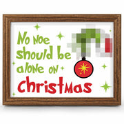 HitToys Christmas Photo Frame 6x8 Wood Sign White Xmas Wall Decor