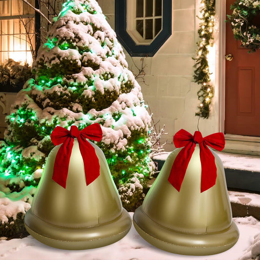 [Like_new] Giant Inflatable Christmas Ball Outdoor Decoration PVC 21.6in 1pc
