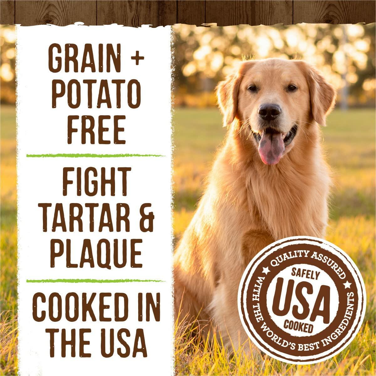 [Like_new] BestBy06/25 Merrick Fresh Kisses Dental Chews Large Dogs 50+ lbs Coconut 16 ct