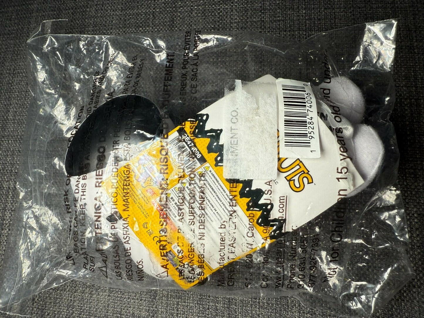 United Feature Syndicate Snoopy Vinyl Head Moveable Plush Figure White Peanuts