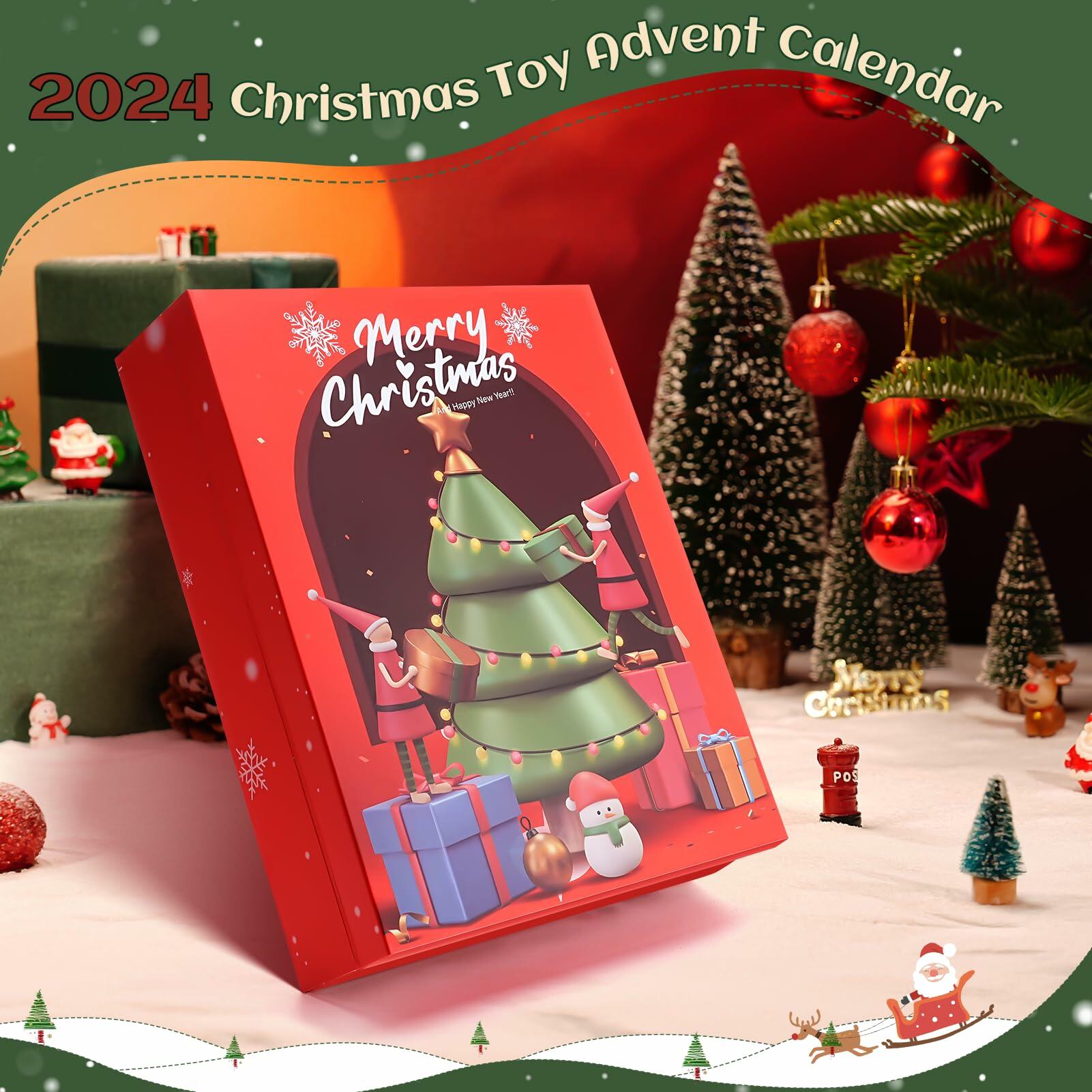 Christmas Advent Calendar 2025 24 Days Countdown Collectible Surprises Set