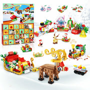 Advent Calendar 2024 Building Blocks Set 12-in-1 Countdown to Christmas
