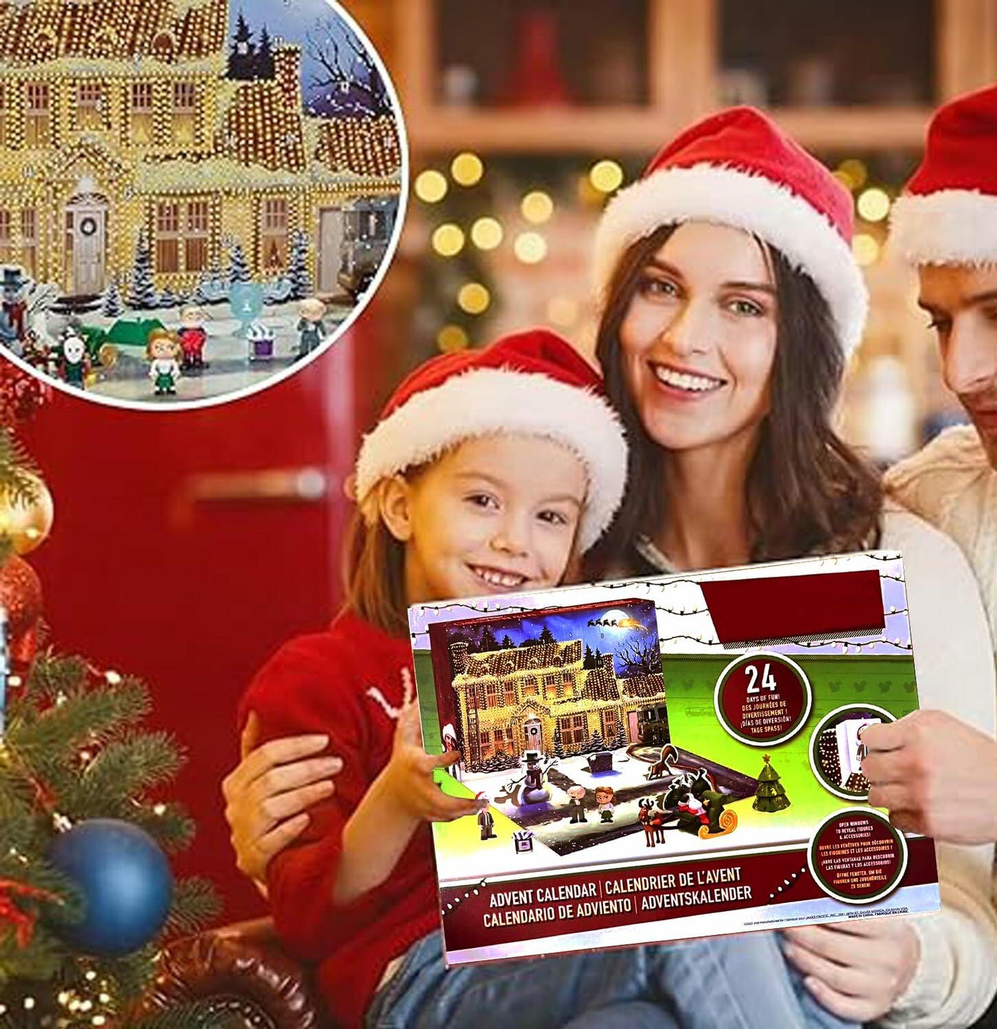 [Like_new] 2025 Christmas Advent Calendar 24 Days Countdown Holiday Seasonal Gift