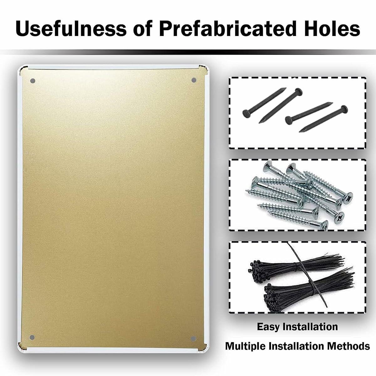 Vexaieuy Funny Reading Books Metal Tin Sign 12x8 Rustic Wall Art Decor