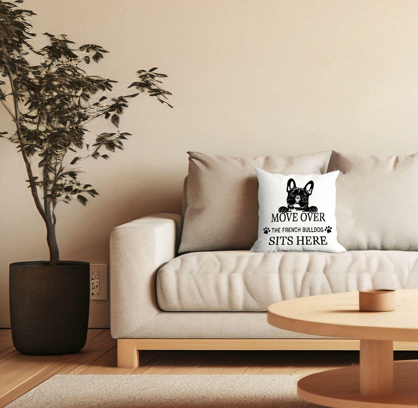 Huester French Bulldog Pillow Covers Dog Decor Gifts 18x18