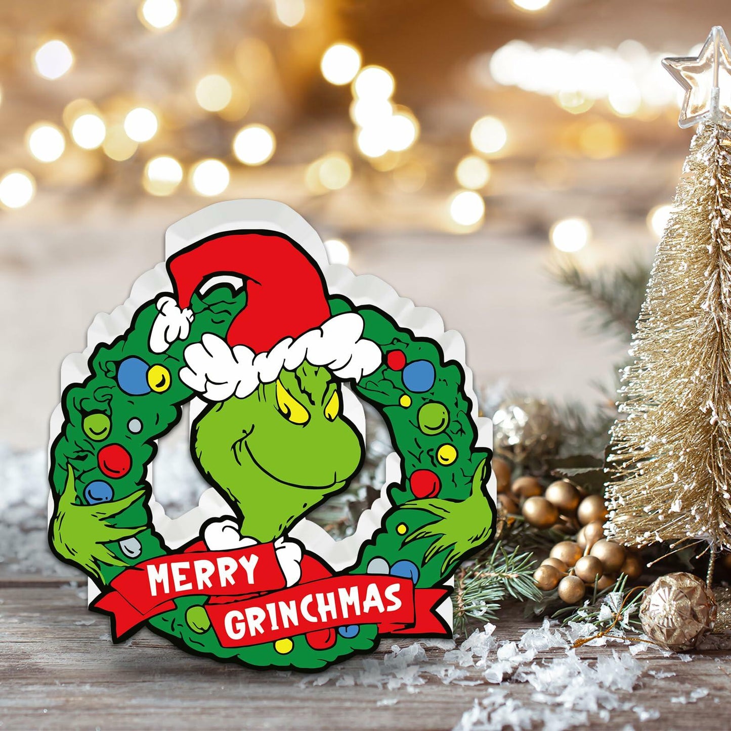 Whoville Merry Christmas Wood Sign Funny Tiered Tray Farmhouse Decor