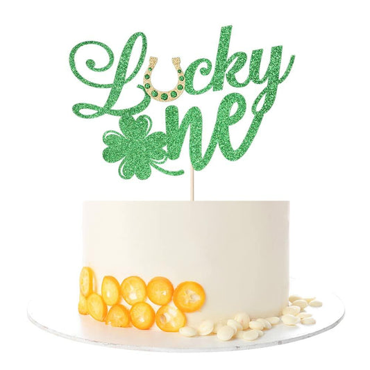 Kaoenla Green Flash Lucky One Cake Topper Birthday Party Decoration