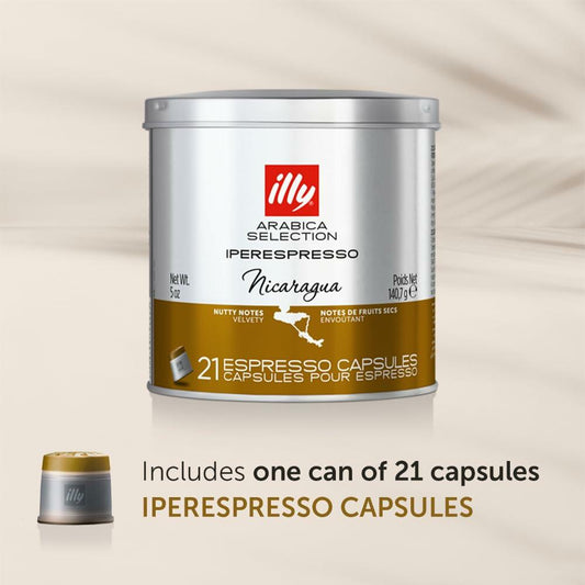 illy Coffee iperEspresso Capsules Arabica Nicaragua Single Origin 21 Count