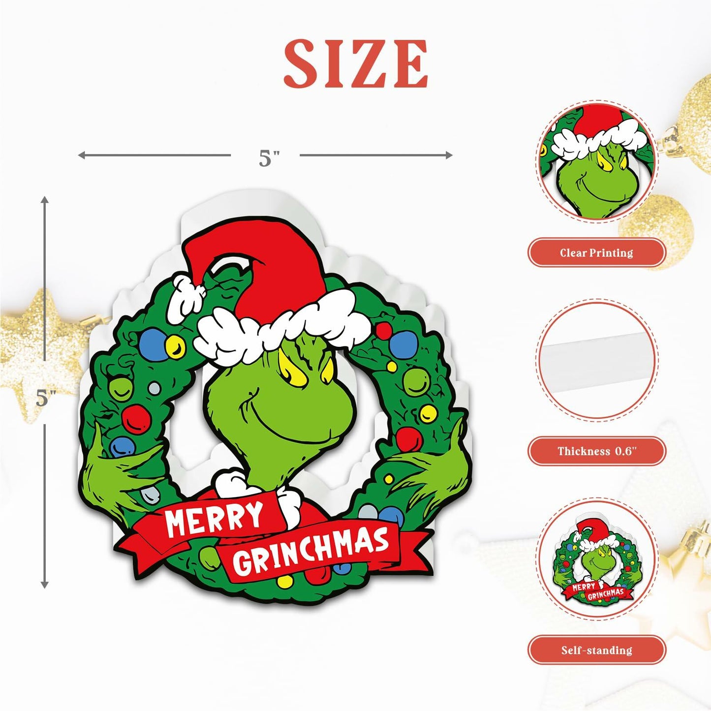 Whoville Merry Christmas Wood Sign Funny Tiered Tray Farmhouse Decor