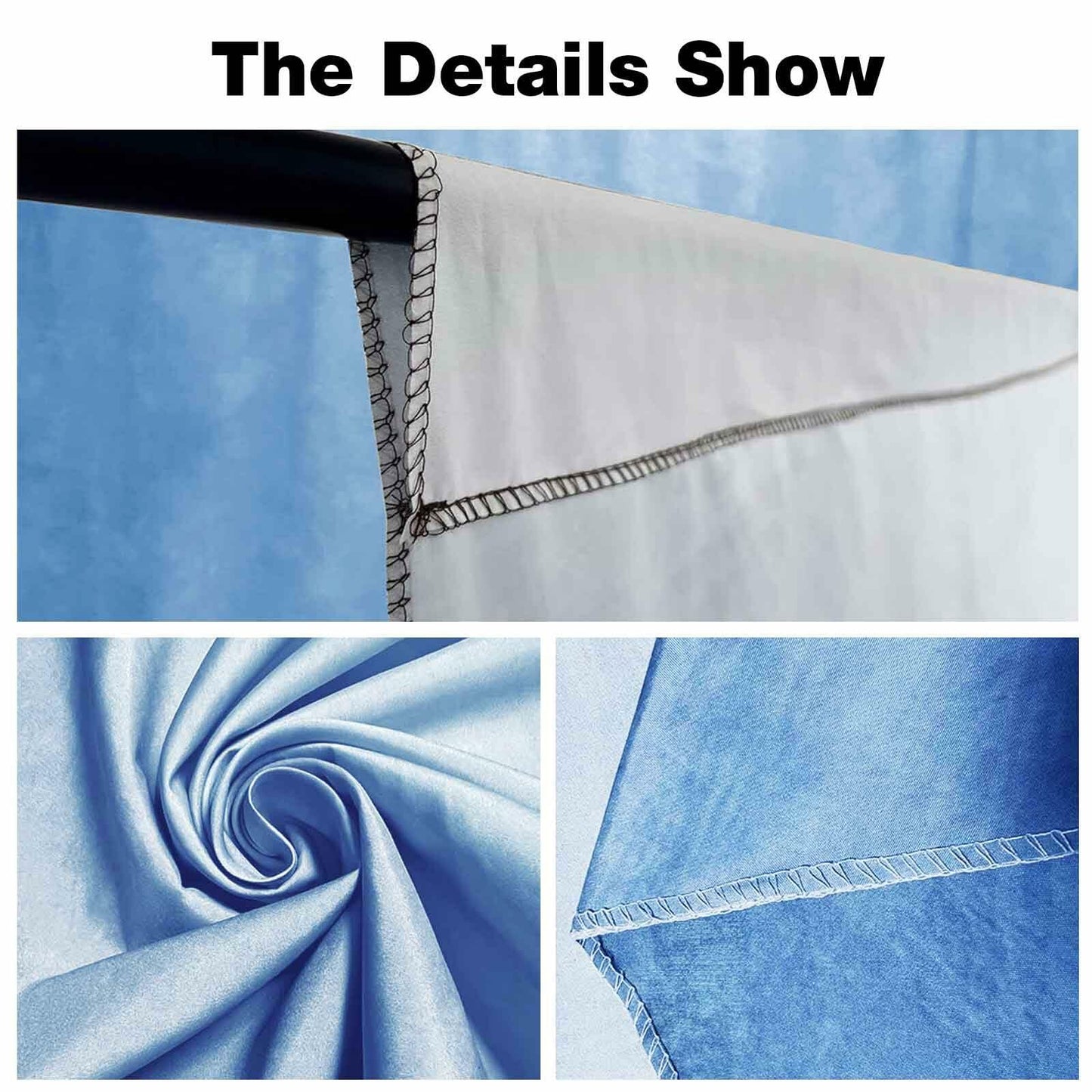 Photo Backdrop Light Blue Ocean Texture 5x7ft Studio Abstract Photography
