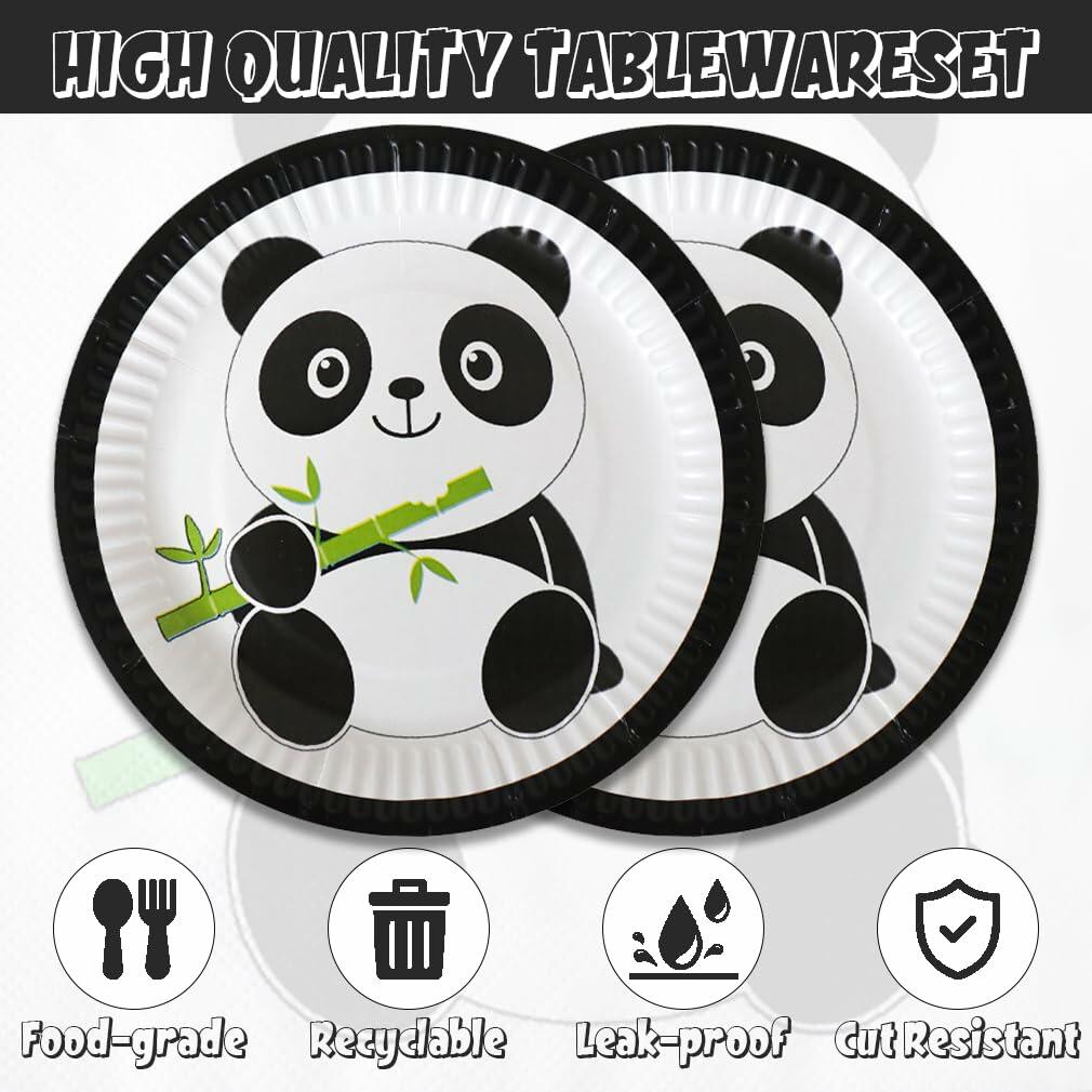 Panda Baby Party Supplies Cake Plates Napkins Decorations E Plates