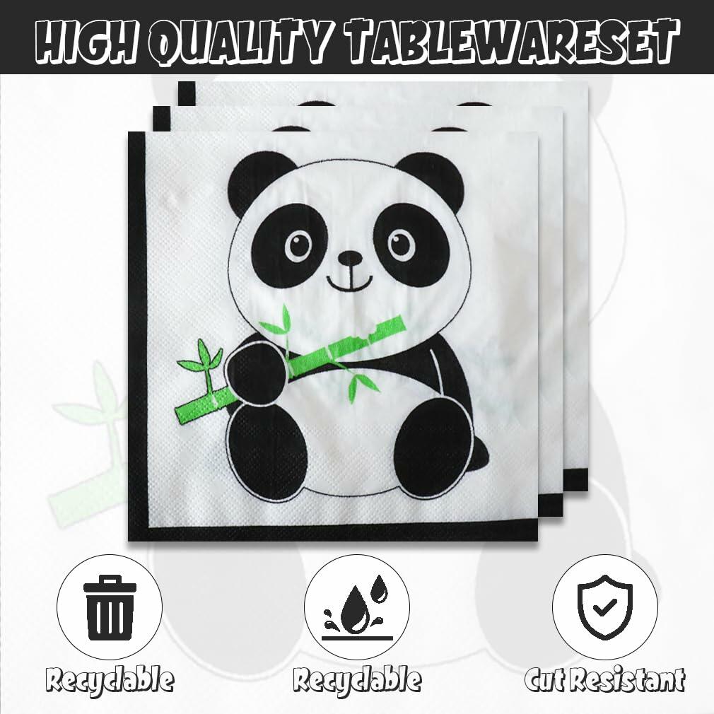 Panda Baby Party Supplies Cake Plates Napkins Decorations E Plates