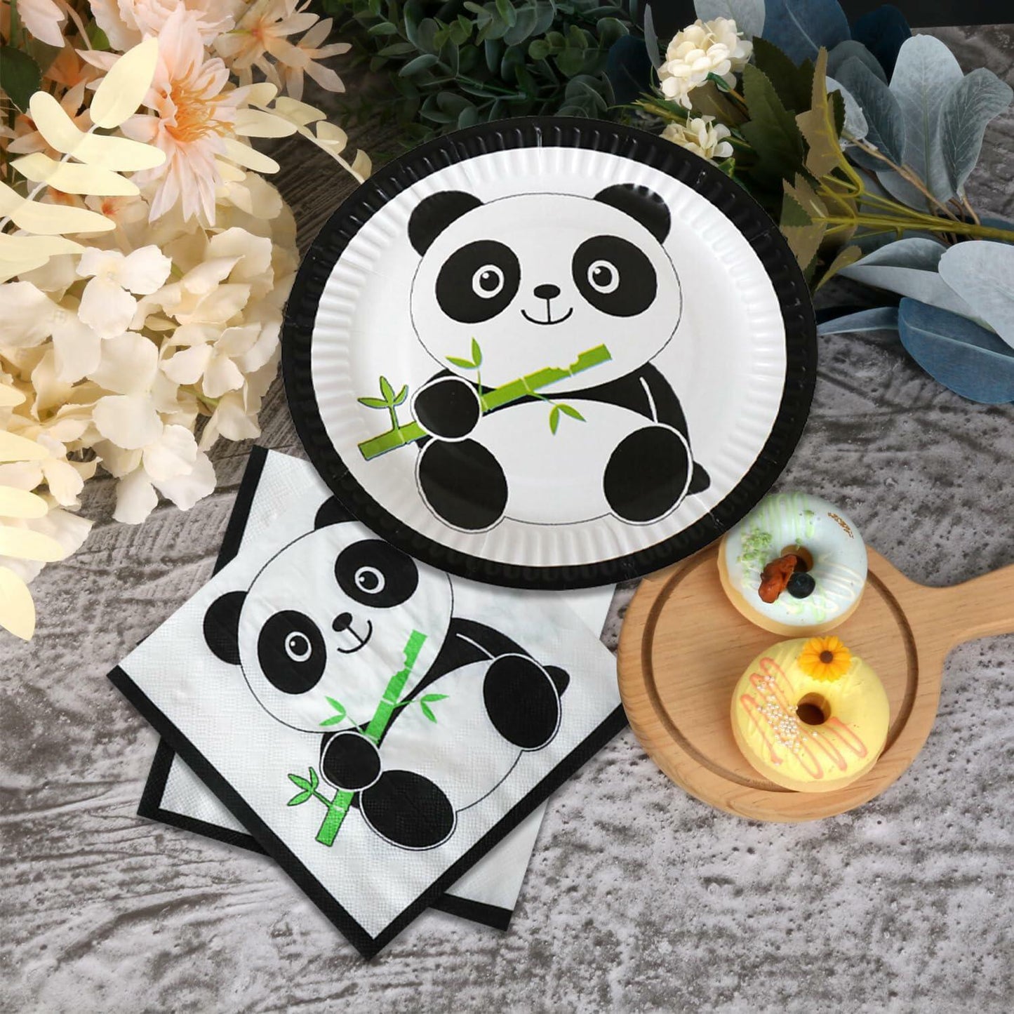 Panda Baby Party Supplies Cake Plates Napkins Decorations E Plates