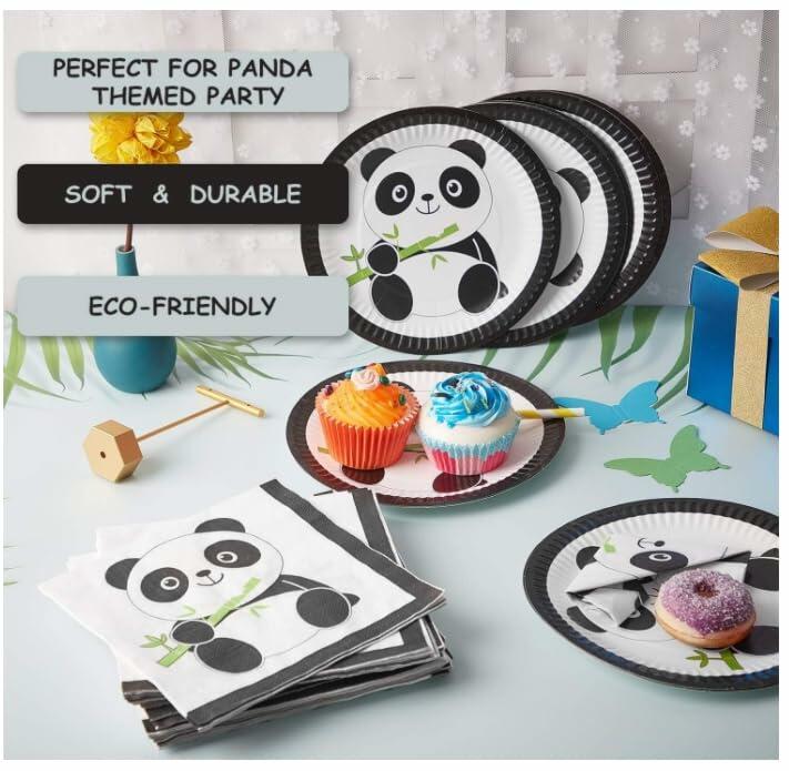 Panda Baby Party Supplies Cake Plates Napkins Decorations E Plates