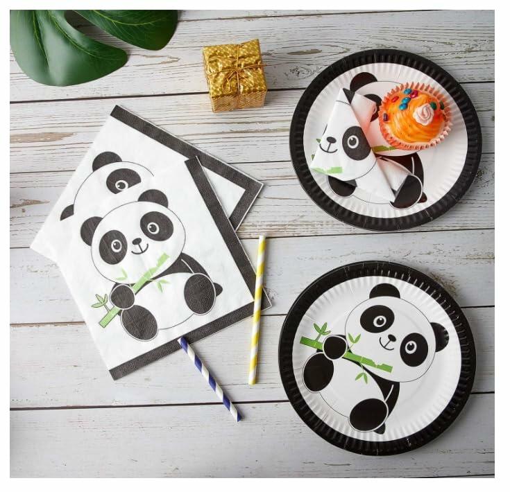 Panda Baby Party Supplies Cake Plates Napkins Decorations E Plates