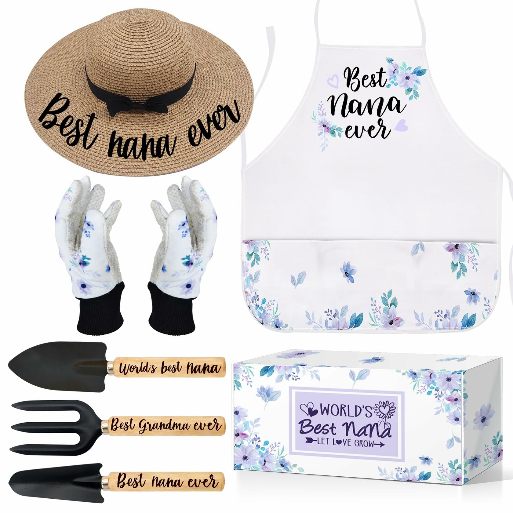 Hexagram Women Garden Tools Kit Outdoor Horticulture Starter Kit Nana Gift