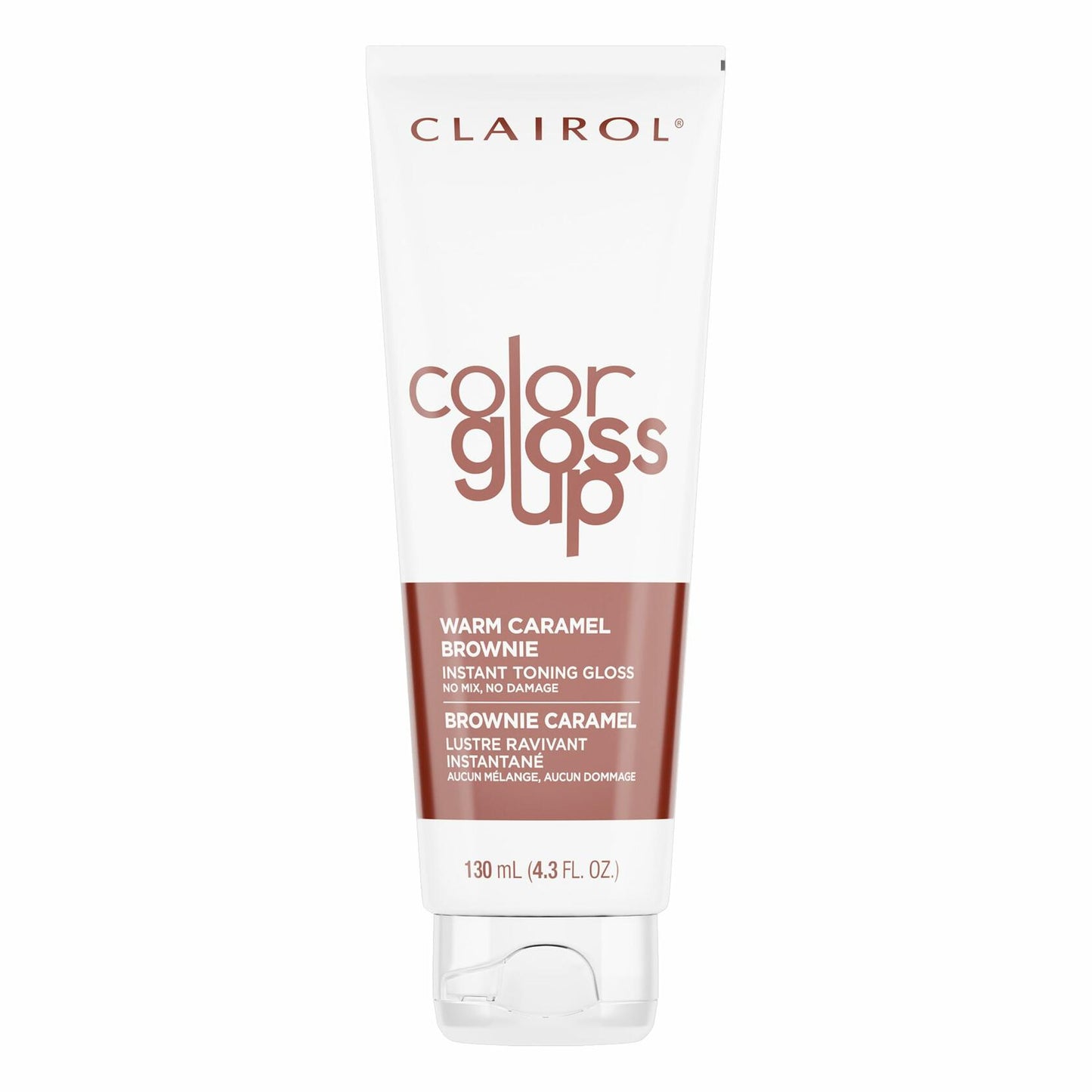 [Like New] Clairol Color Gloss Up Temporary Hair Dye Warm Caramel Brownie 1 Pack