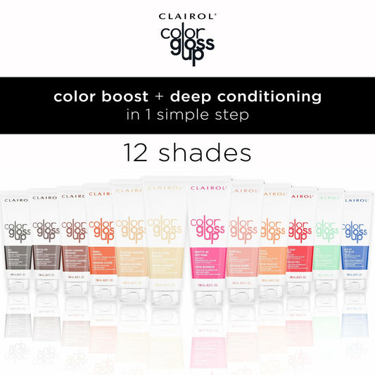 [Like_new] Clairol Color Gloss Up Temporary Hair Dye Warm Caramel Brownie 1 Pack