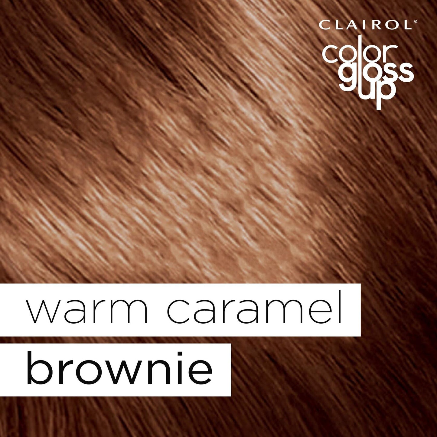 [Like New] Clairol Color Gloss Up Temporary Hair Dye Warm Caramel Brownie 1 Pack