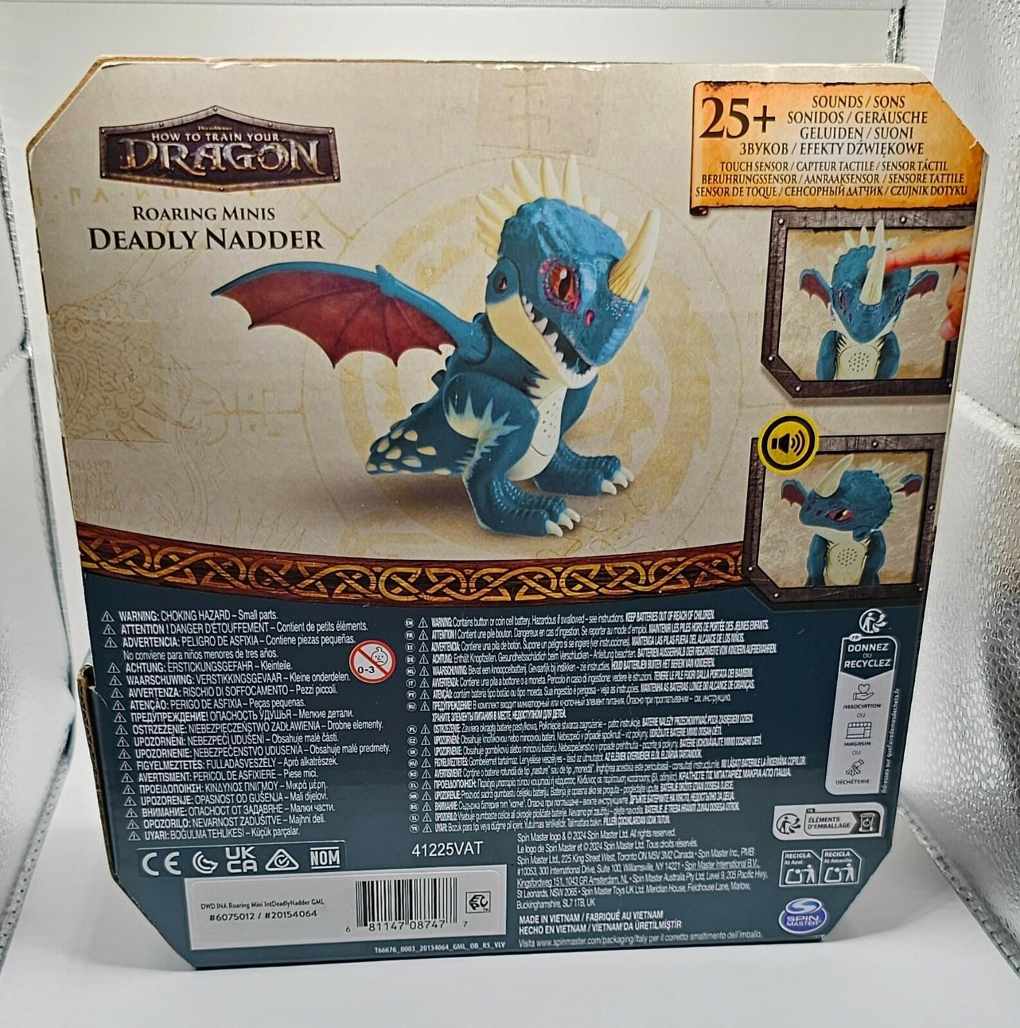 Dreamworks Dragons How to Train Your Dragon Roaring Minis Deadly Nadder Toy