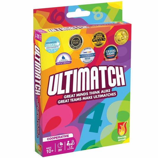 Fireside Games Ultimatch Cooperative Card Game Matching Colors & Numbers