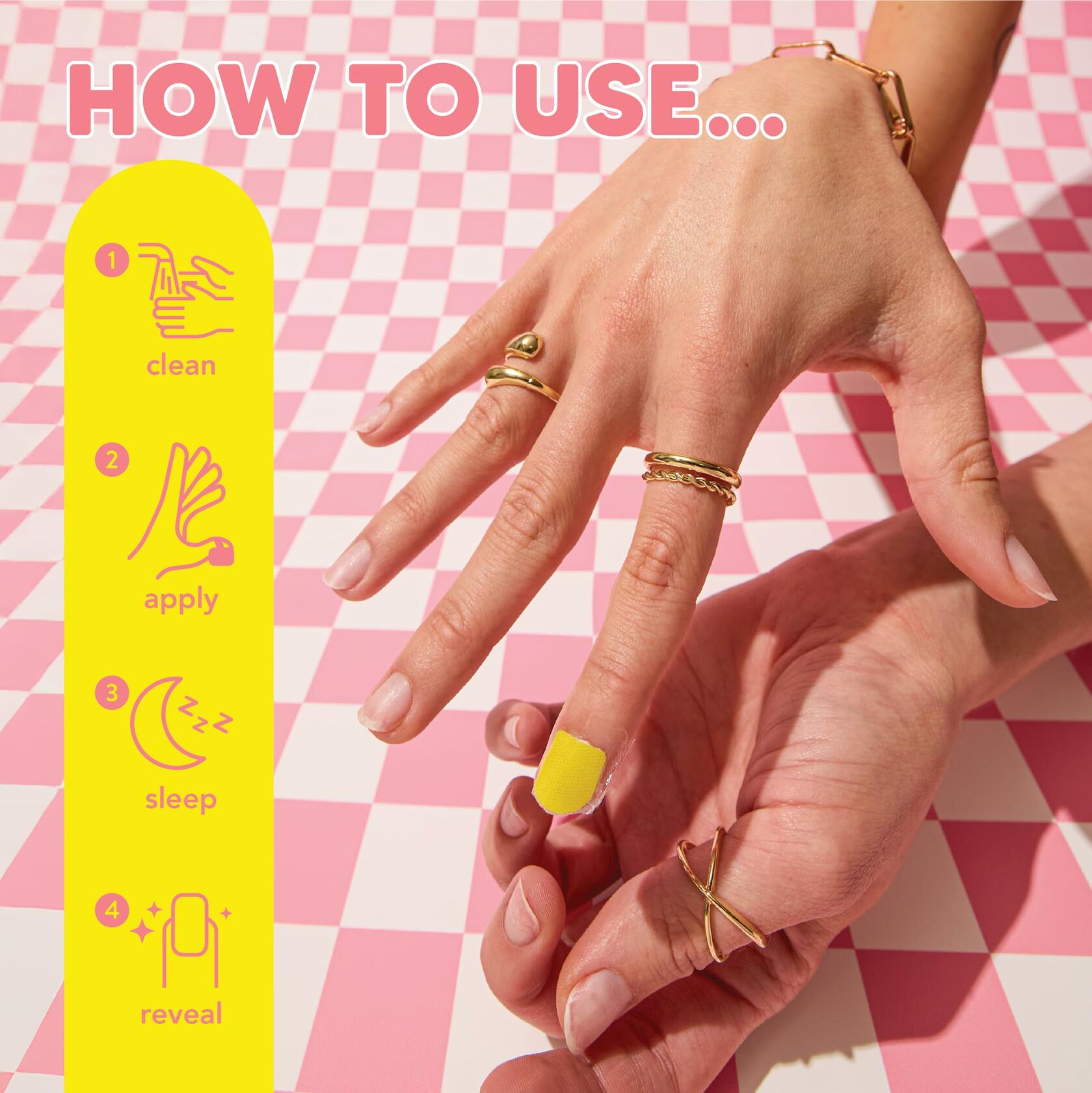 Onyx Hard as Hoof S.O.S Nail Patches Strengthening Treatment Repair 20 Count