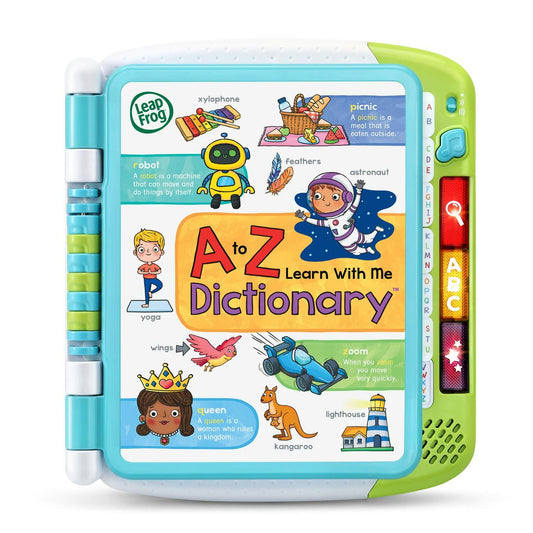 LeapFrog A to Z Learn with Me Dictionary Preschool Vocabulary Alphabet Phonics