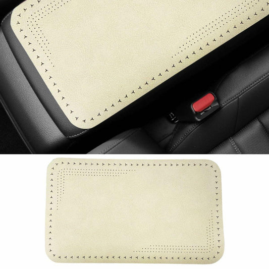 LAINLOY Car Center Console Pad Leather Armrest Cover Universal