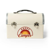 Target Bullseye Playground HAPPY Camper Lunch Box Beige 7.5x5x3.5in